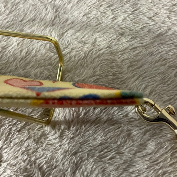 ⭐️HOST PICK⭐️ Dooney & Bourke Rainbow Zipper Keychain Wristlet EUC - Picture 13 of 16